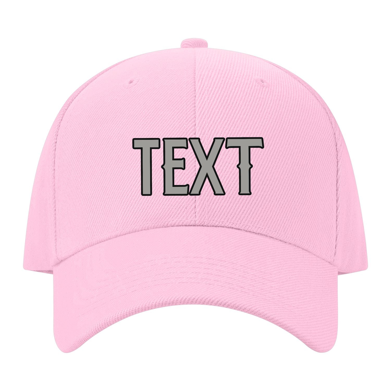 Custom Light Pink Light Green Hat 13B21704