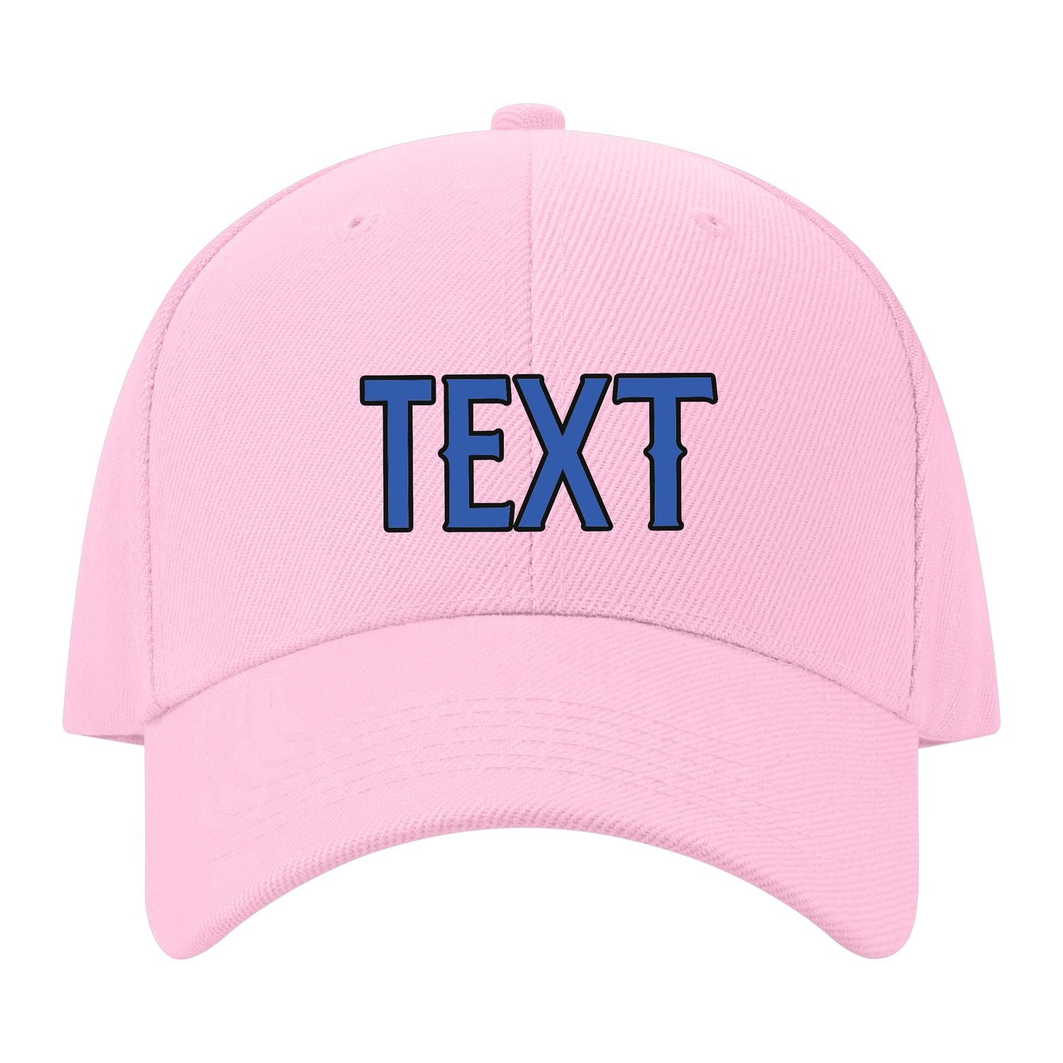 Custom Light Pink Navy Hat 13B21709
