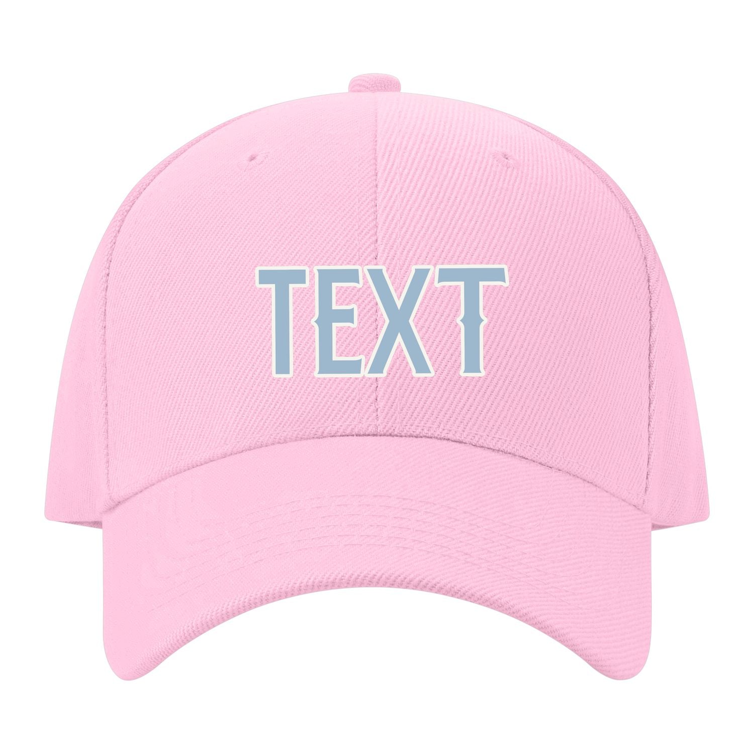 Custom Light Pink Dark Grey Hat 13B21808