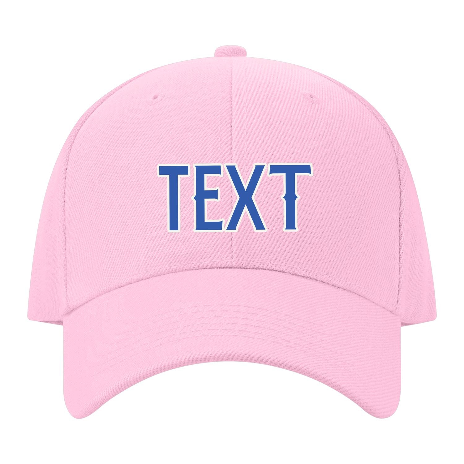 Custom Light Pink Navy Hat 13B21809