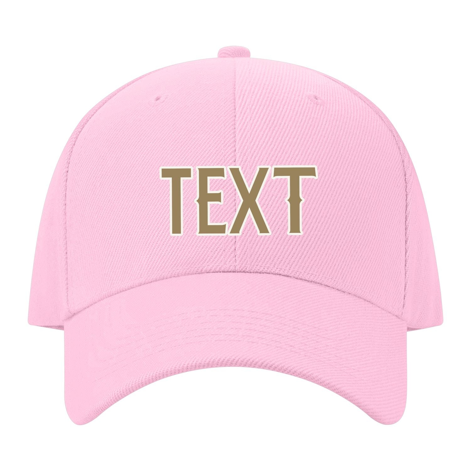 Custom Light Pink Goldenrod Hat 13B21825
