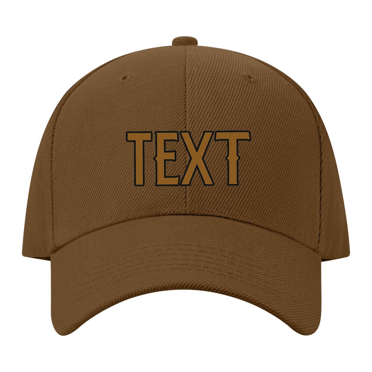 Custom Khaki Dark Green Hat 15B21722