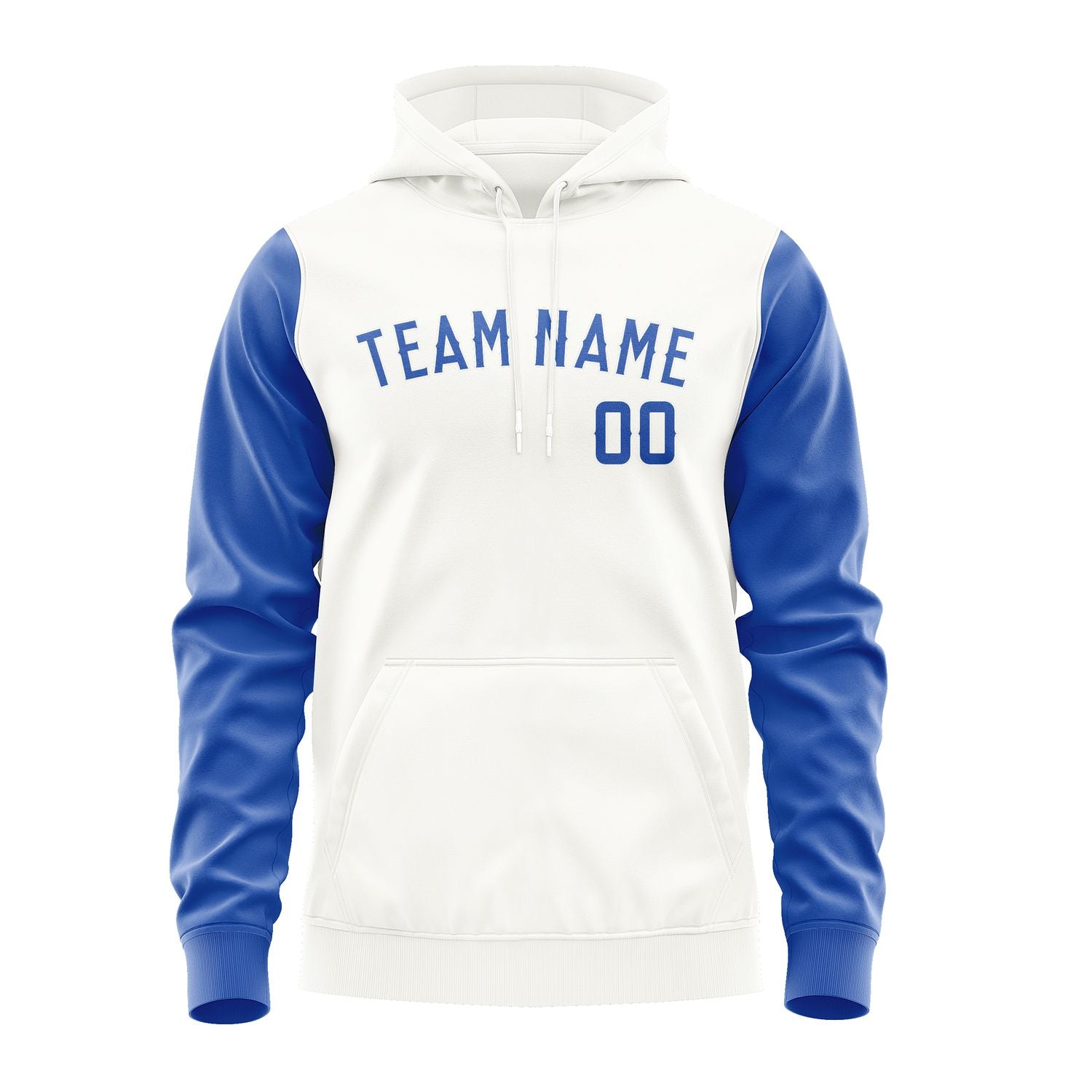 Custom White Sky Blue Hoodie 1818090918B31809