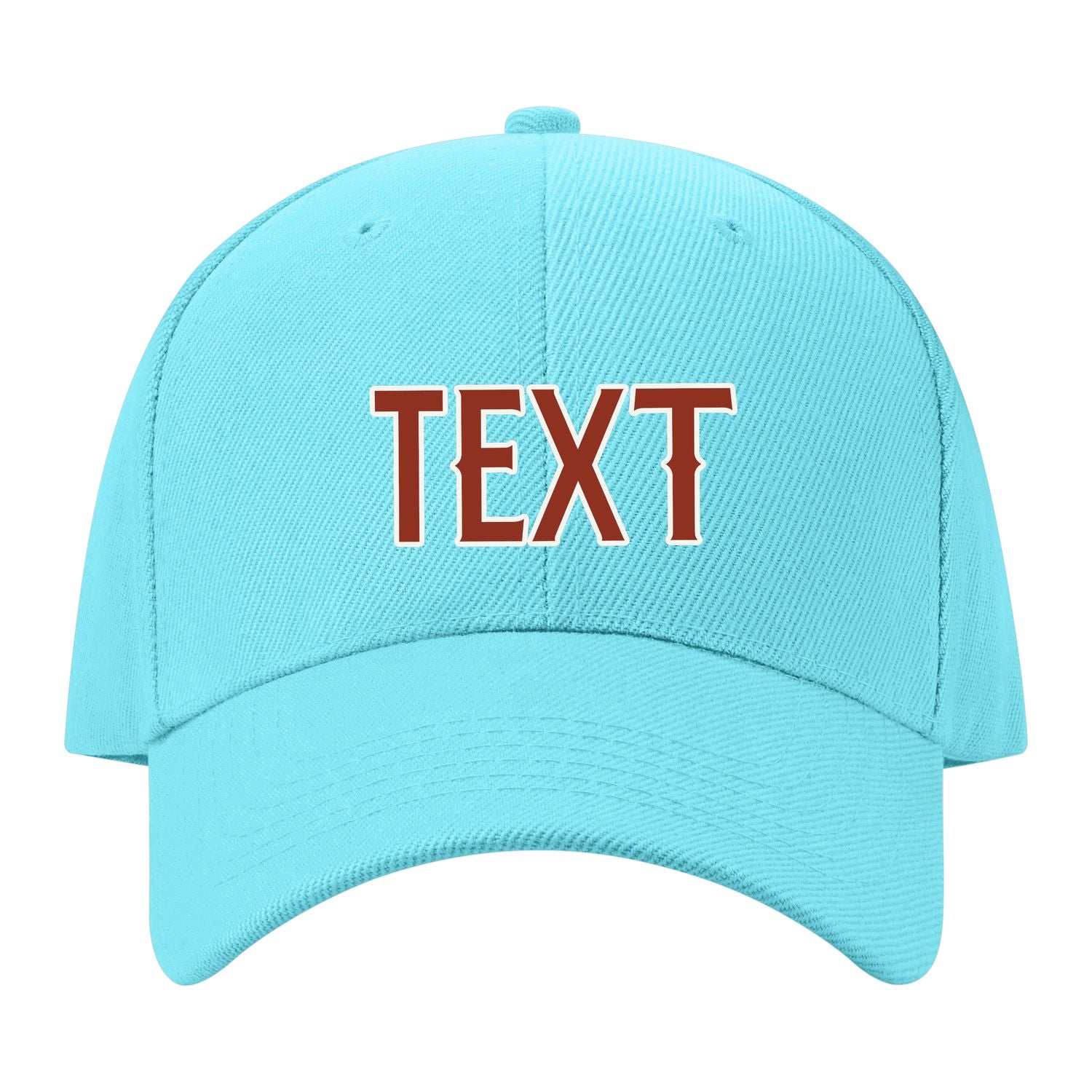 Custom Pale Ice Blue Copper Hat 18B21816