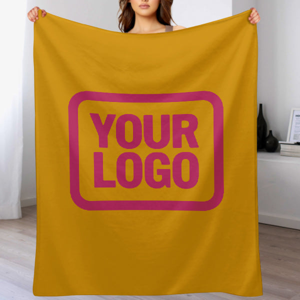 Custom Yellow Pink Blanket