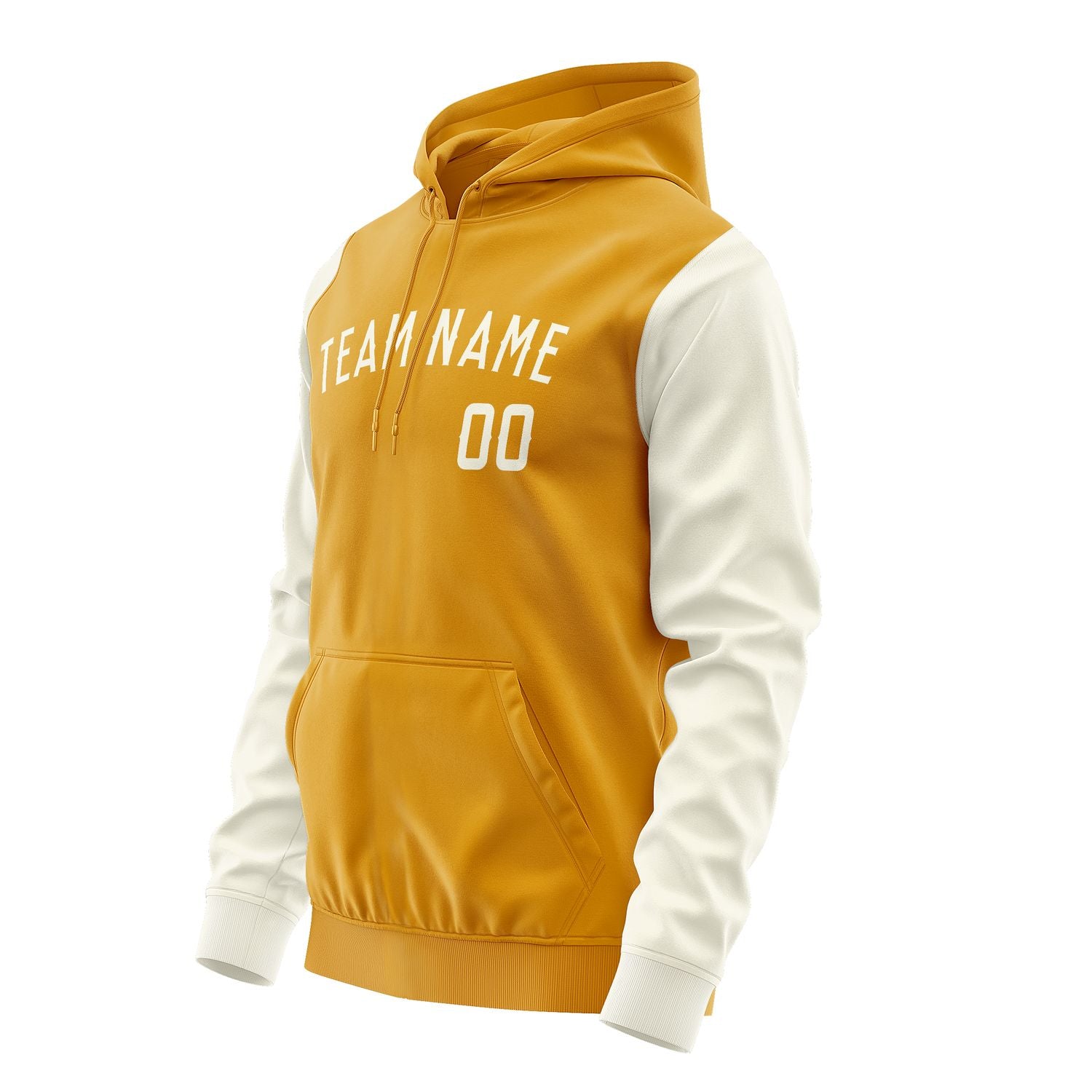 Custom Yellow Cream Hoodie 1919030319B31803