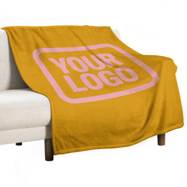 Custom Yellow Pink Blanket