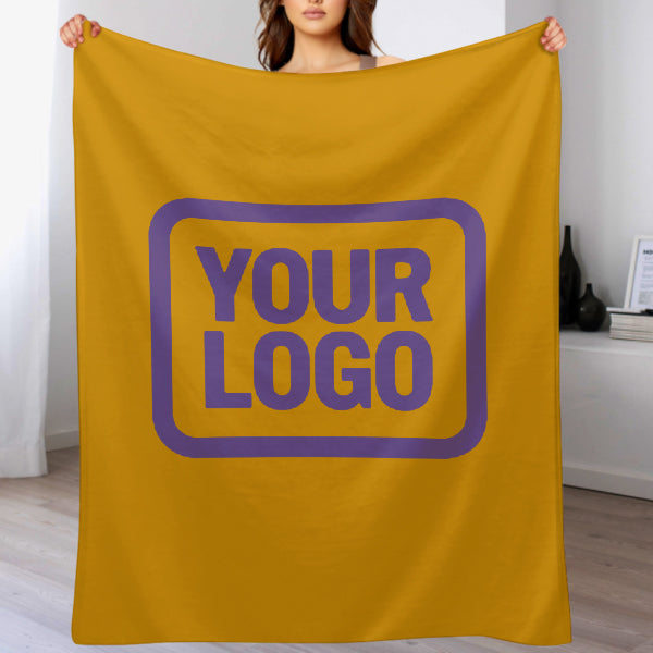 Custom Yellow Lavender Blanket
