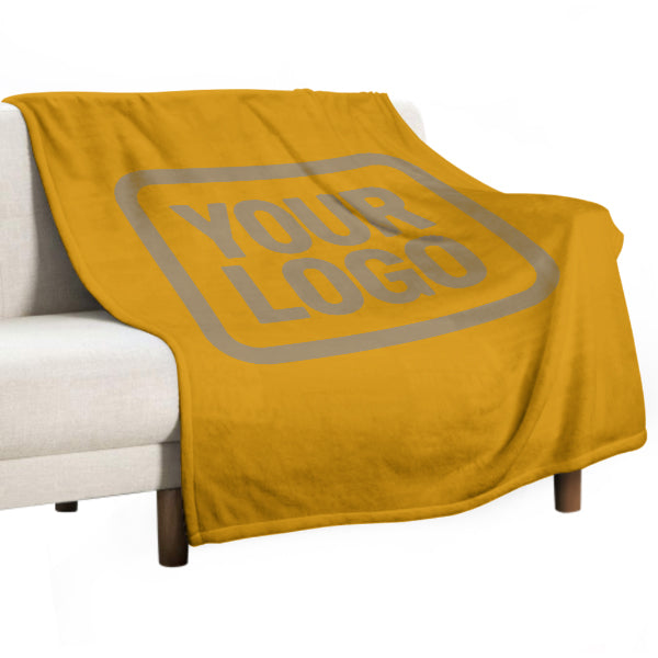 Custom Yellow Light Khaki Blanket