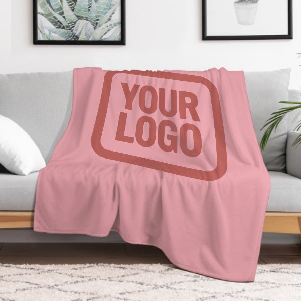 Custom Pink Copper Rose Blanket