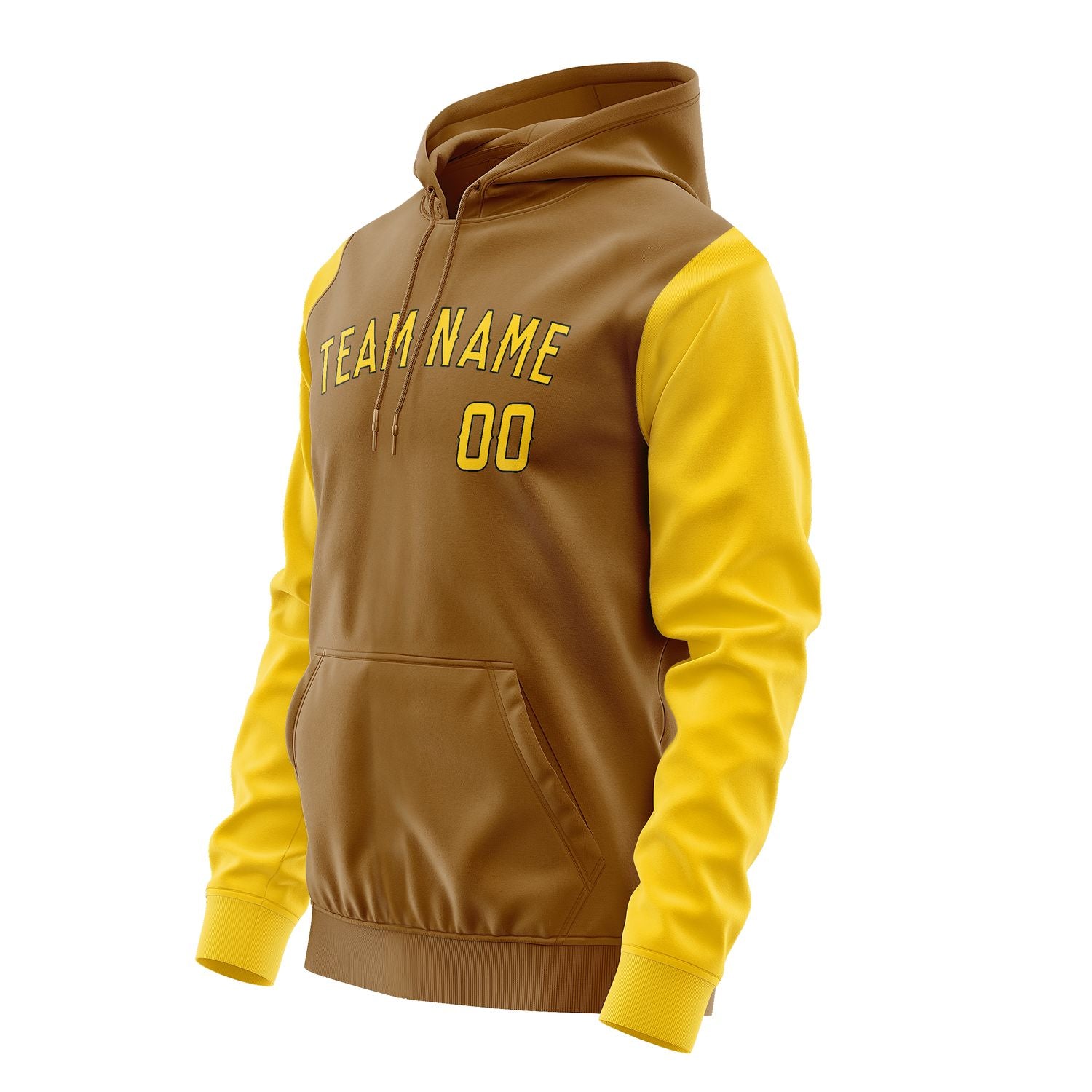 Custom Khaki Gold Hoodie 2222303022B31730