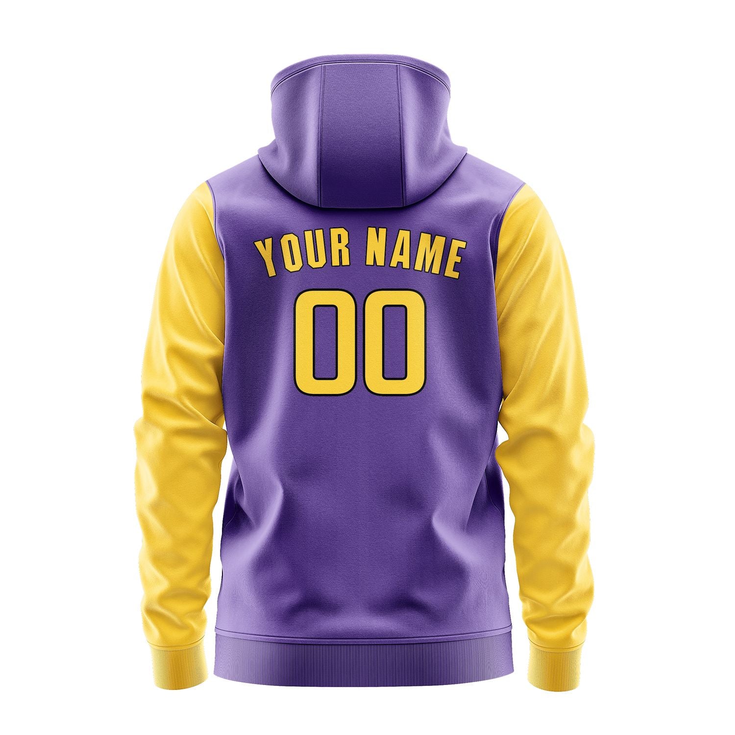 Custom Light Purple Gold Hoodie 2323303023B31730