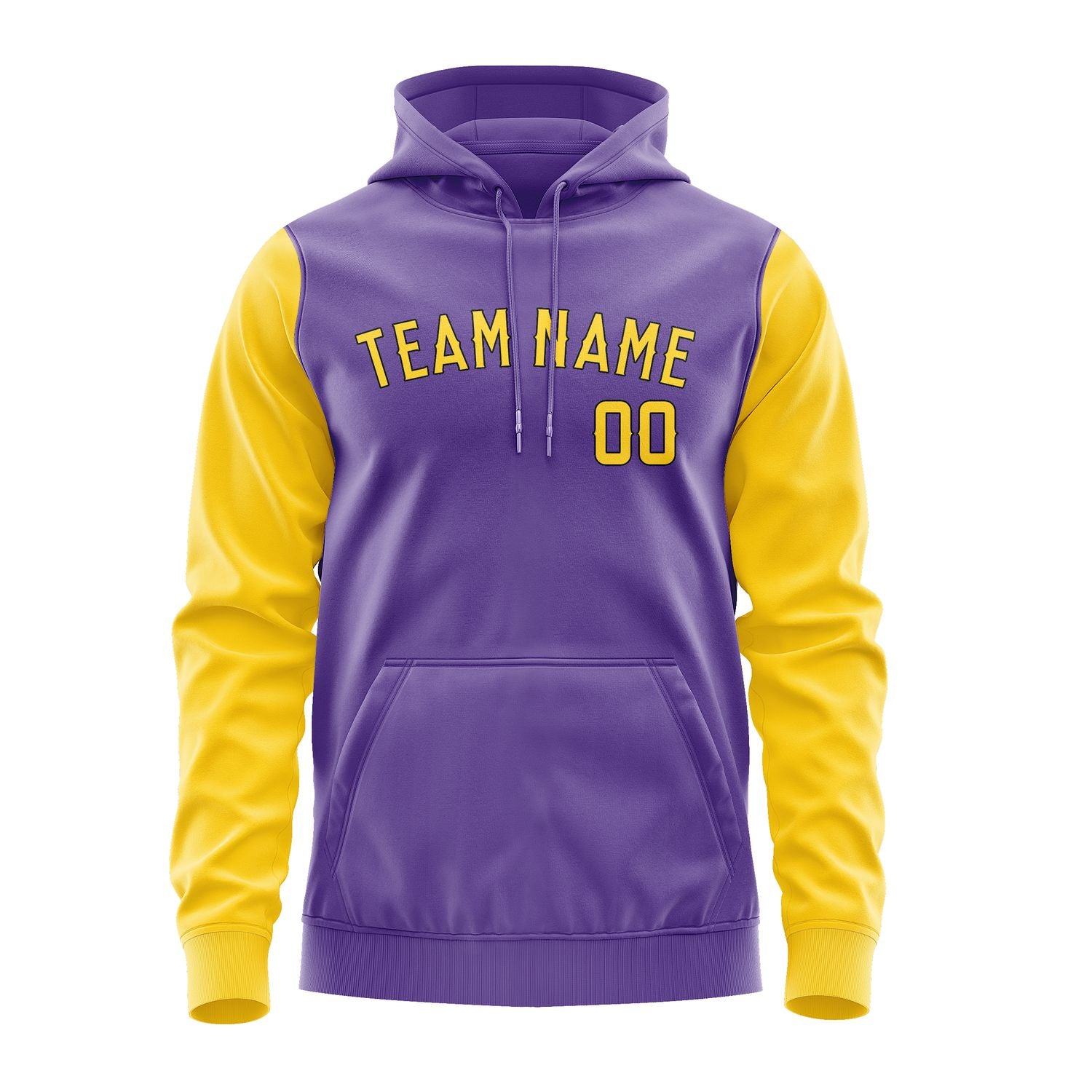 Custom Light Purple Gold Hoodie 2323303023B31730