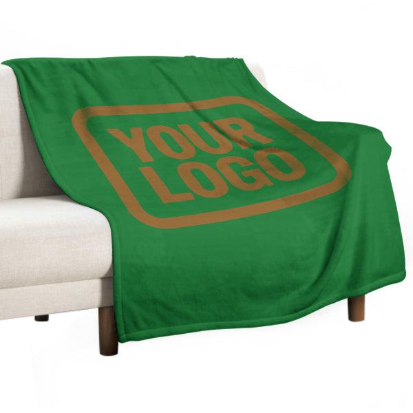 Custom Emerald Green Khaki Blanket