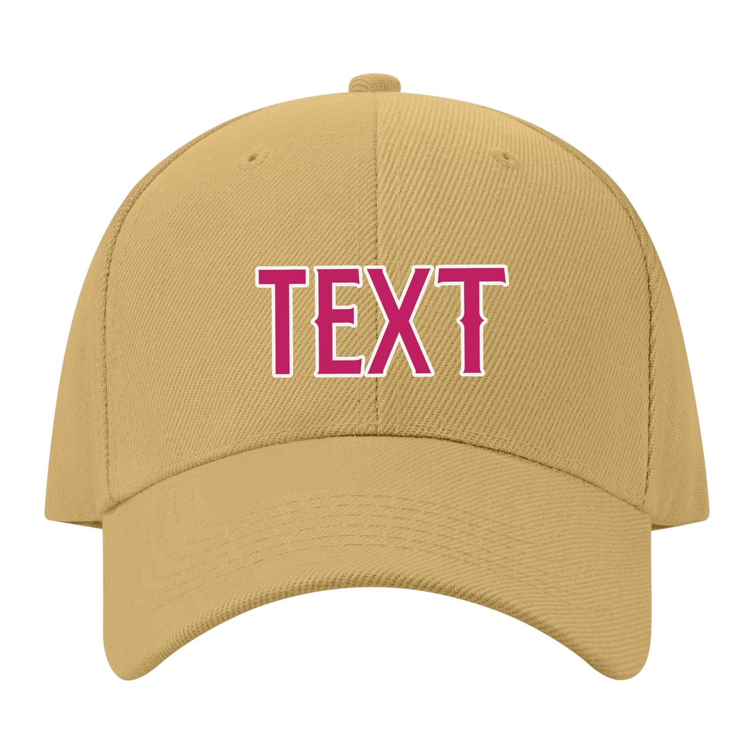 Custom Goldenrod Light Pink Hat 25B21813