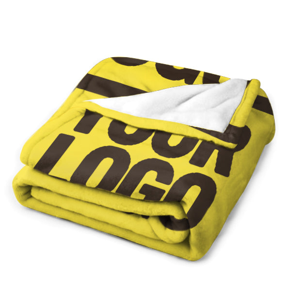 Custom Pale Yellow Brown Blanket