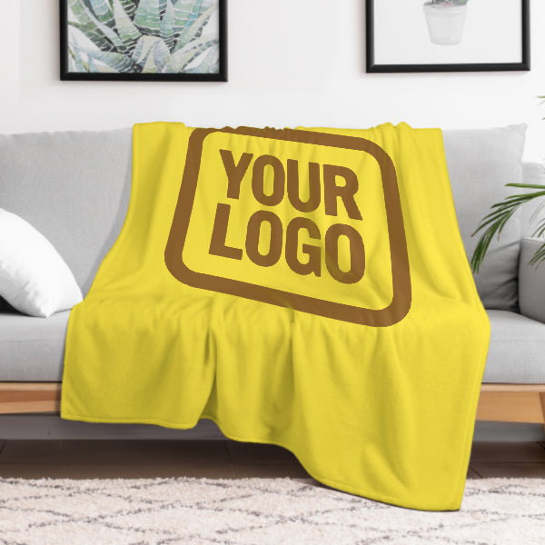 Custom Pale Yellow Khaki Blanket