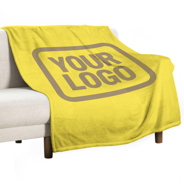 Custom Pale Yellow Light Khaki Blanket