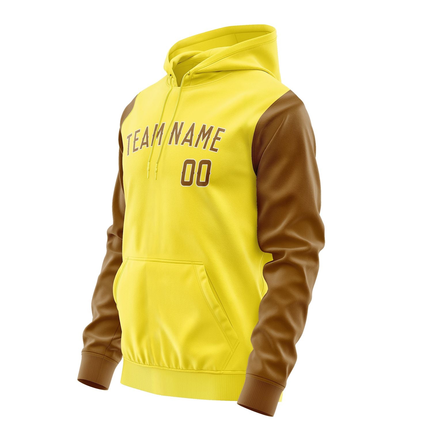 Custom Light Yellow Khaki Hoodie 2626222226B31822