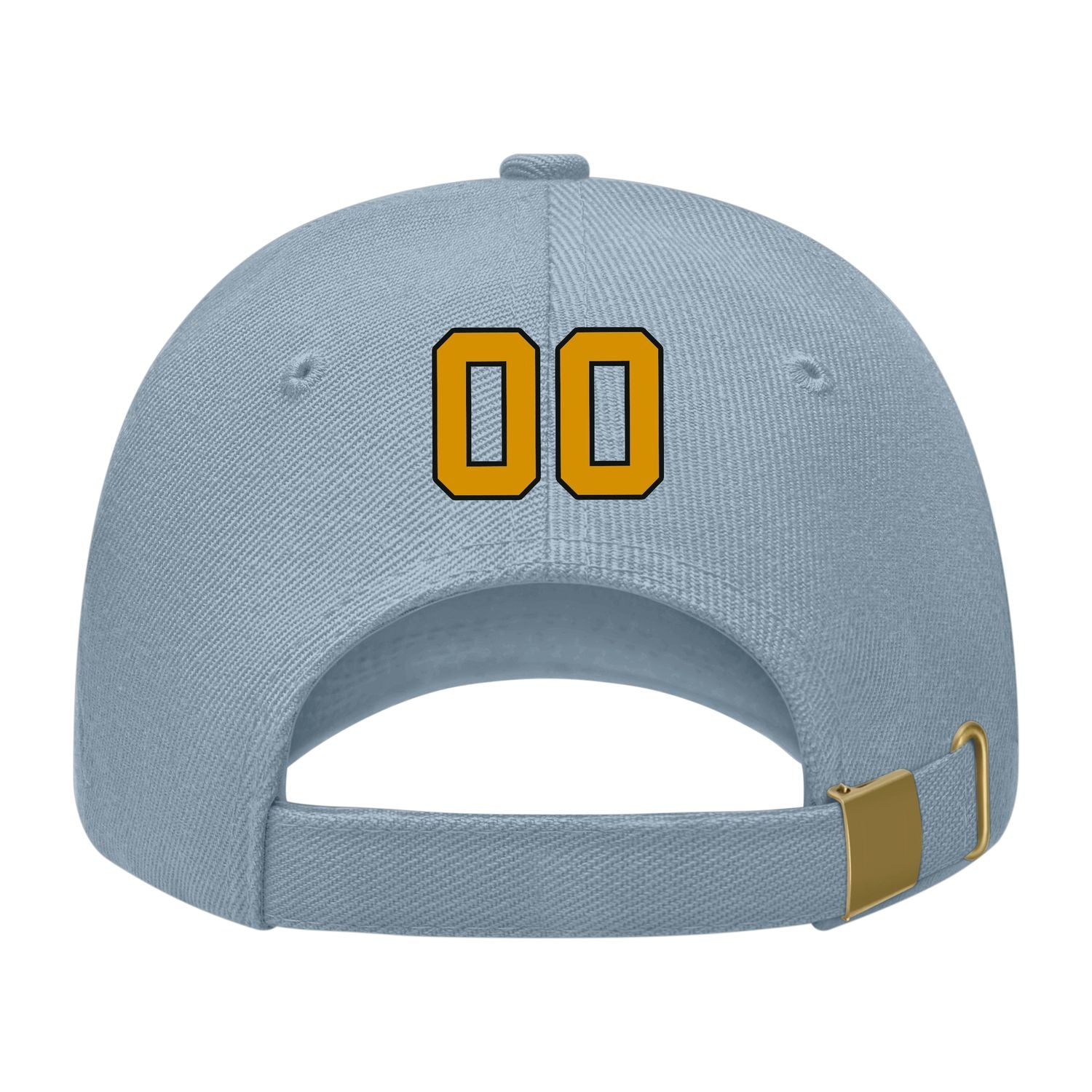 Custom Slate Gray Sky Blue Hat 27B21719