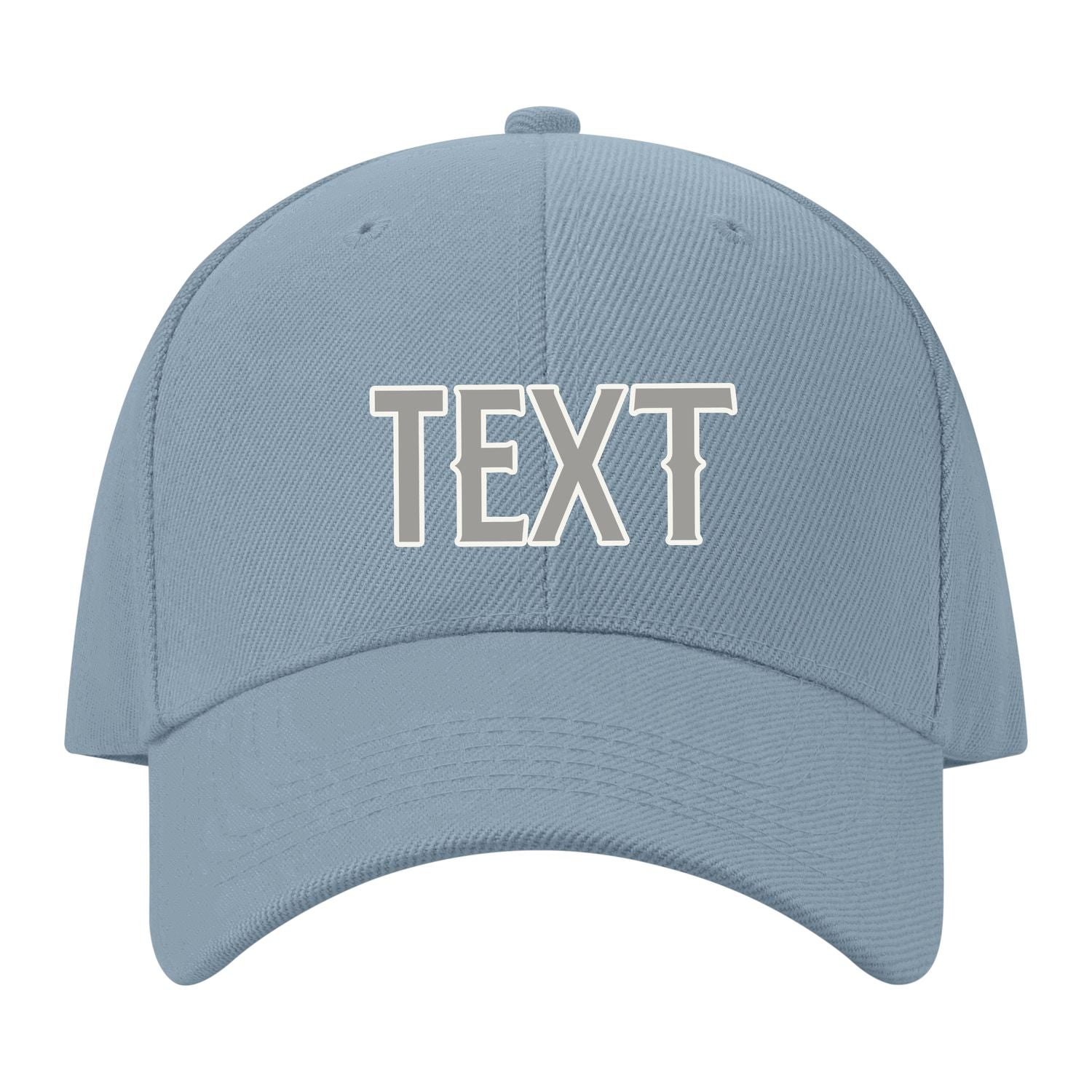 Custom Slate Gray Light Green Hat 27B21804