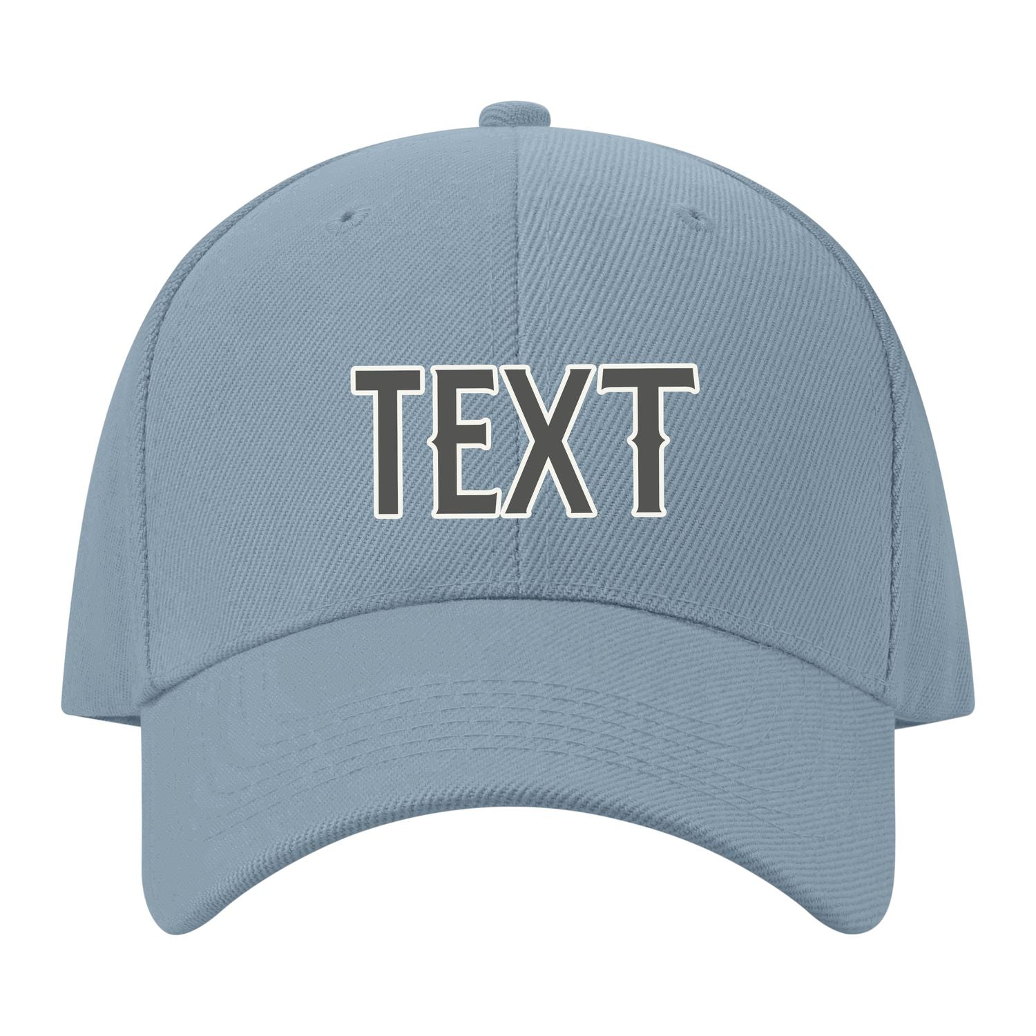 Custom Slate Gray Orange Hat 27B21820