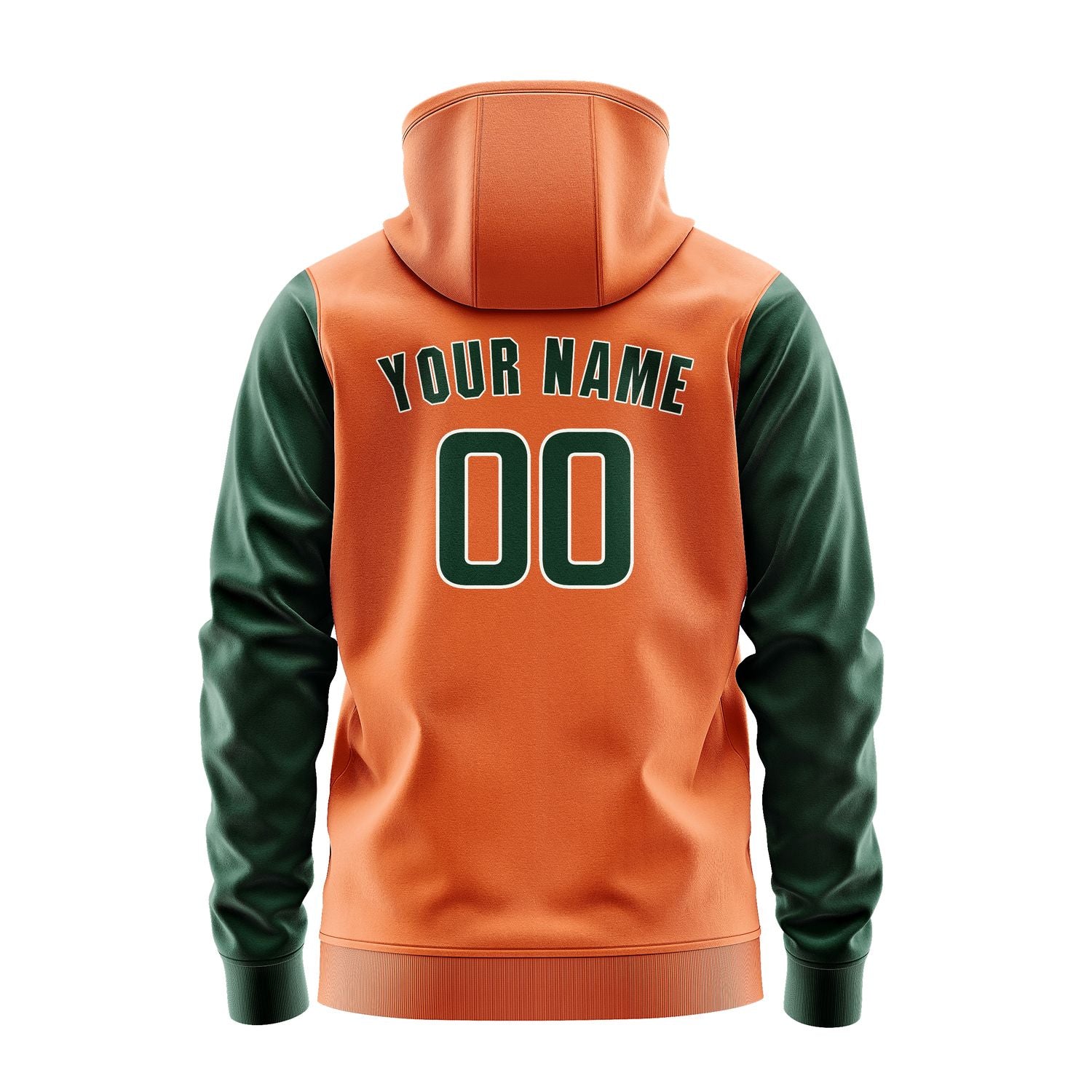 Custom Orange Green Hoodie 2828050528B31805