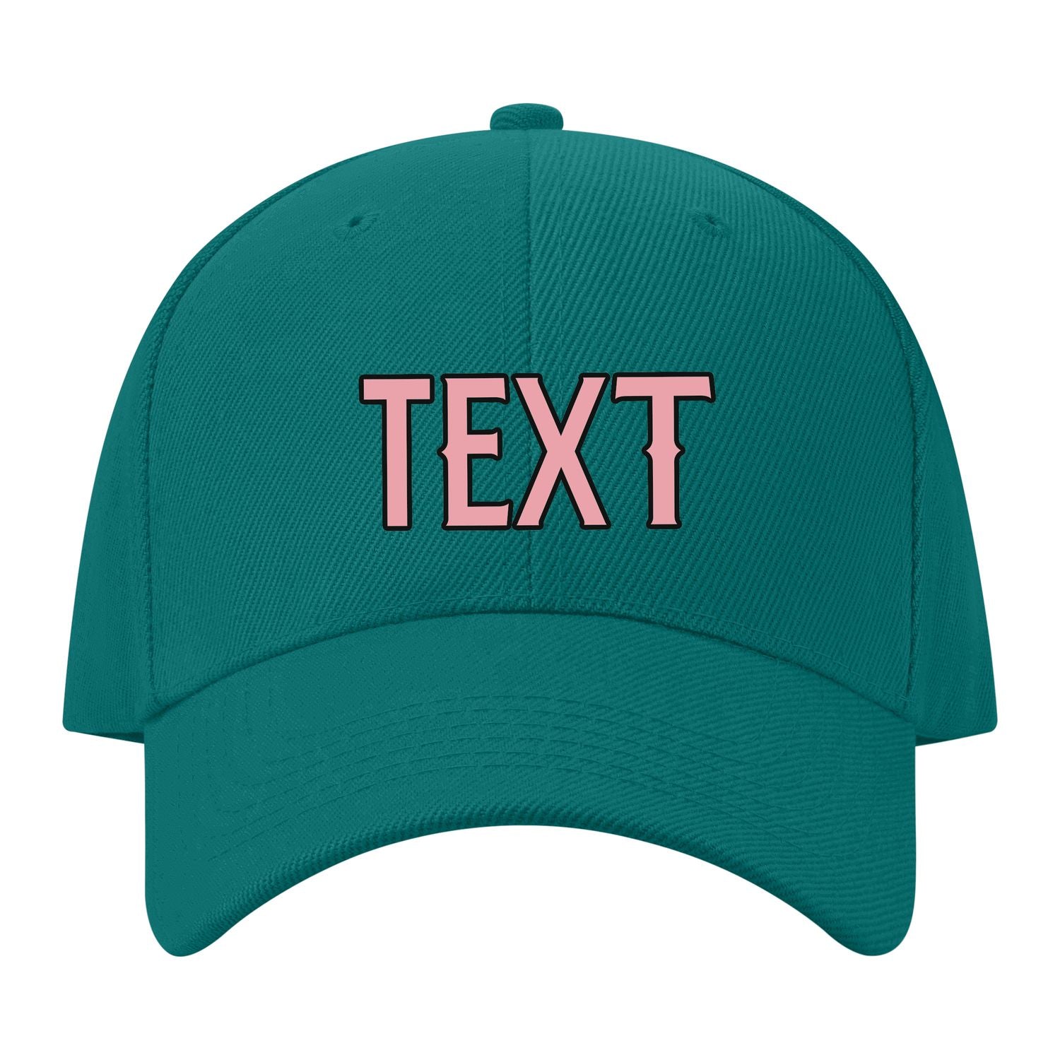 Custom Blue Green Light Emerald Green Hat 28B21721