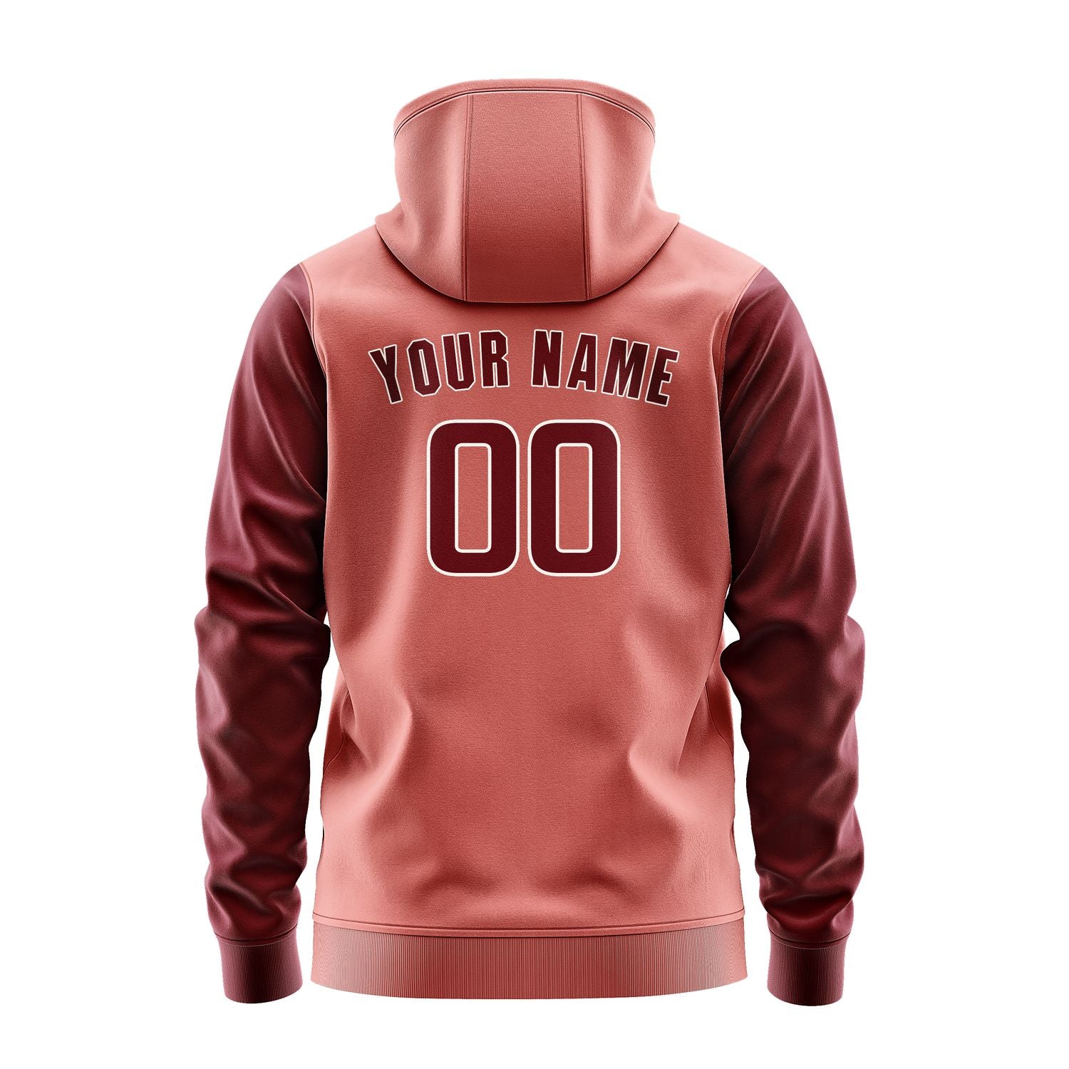 Custom Copper Rose Crimson Red Hoodie 2929151529B31815