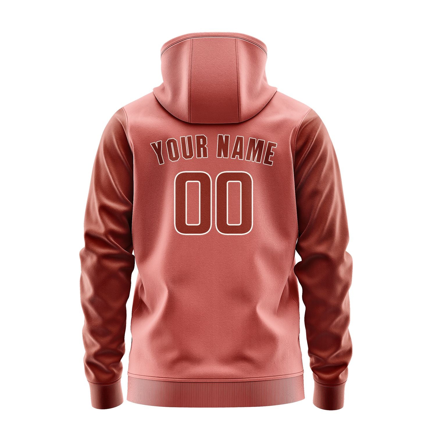 Custom Copper Rose Coral Red Hoodie 2929161629B31816