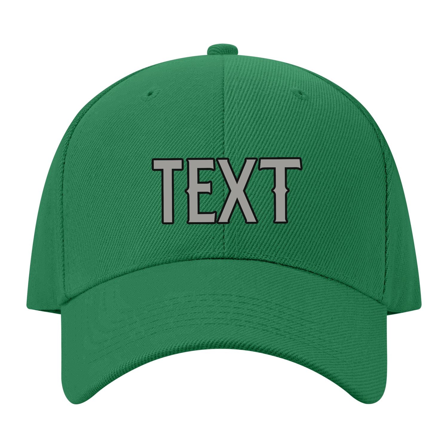 Custom Emerald Green Light Green Hat 29B21704