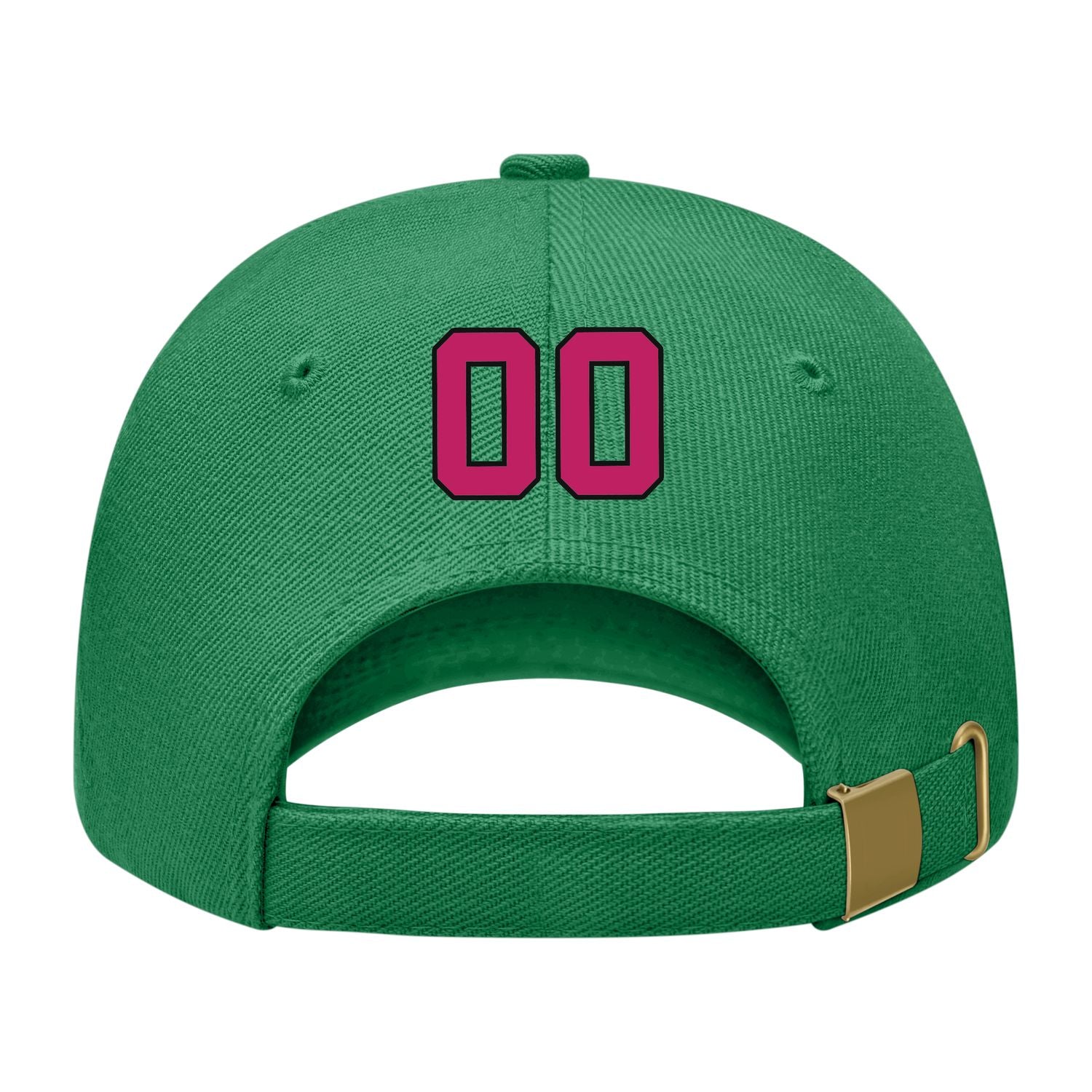 Custom Emerald Green Light Pink Hat 29B21713