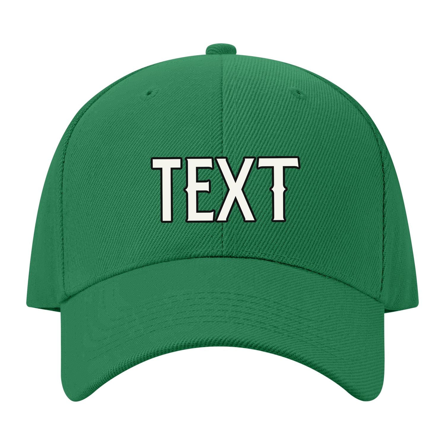 Custom Emerald Green Pale Ice Blue Hat 29B21718