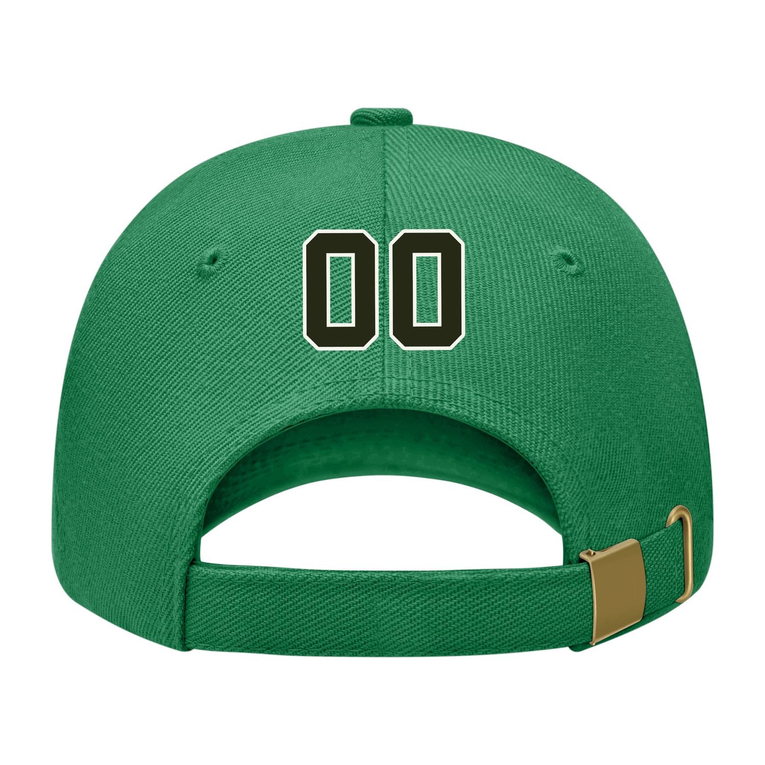 Custom Emerald Green White Hat 29B21802