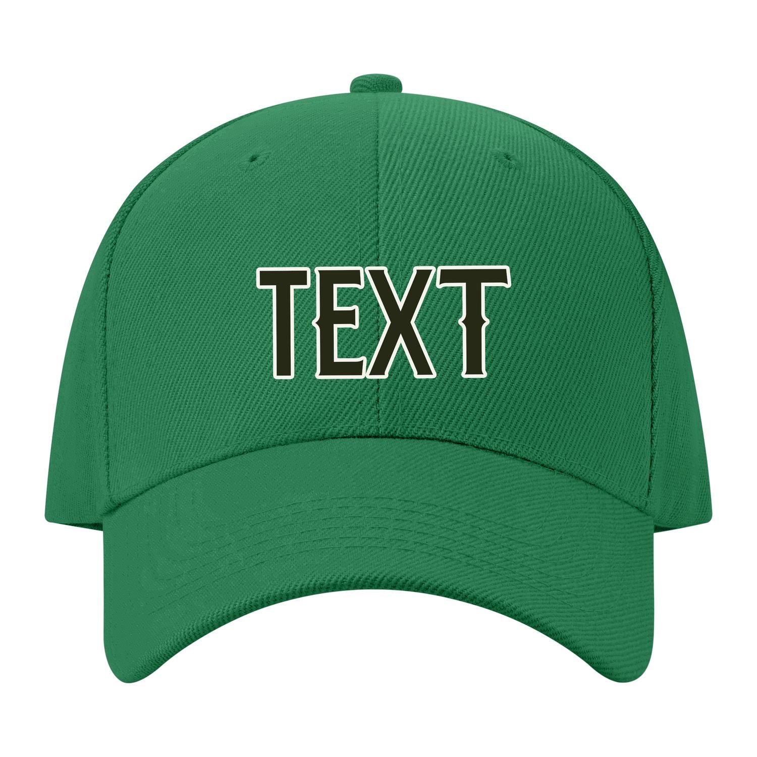 Custom Emerald Green White Hat 29B21802