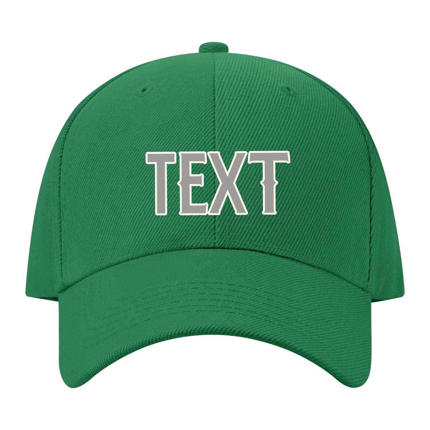 Custom Emerald Green Light Green Hat 29B21804