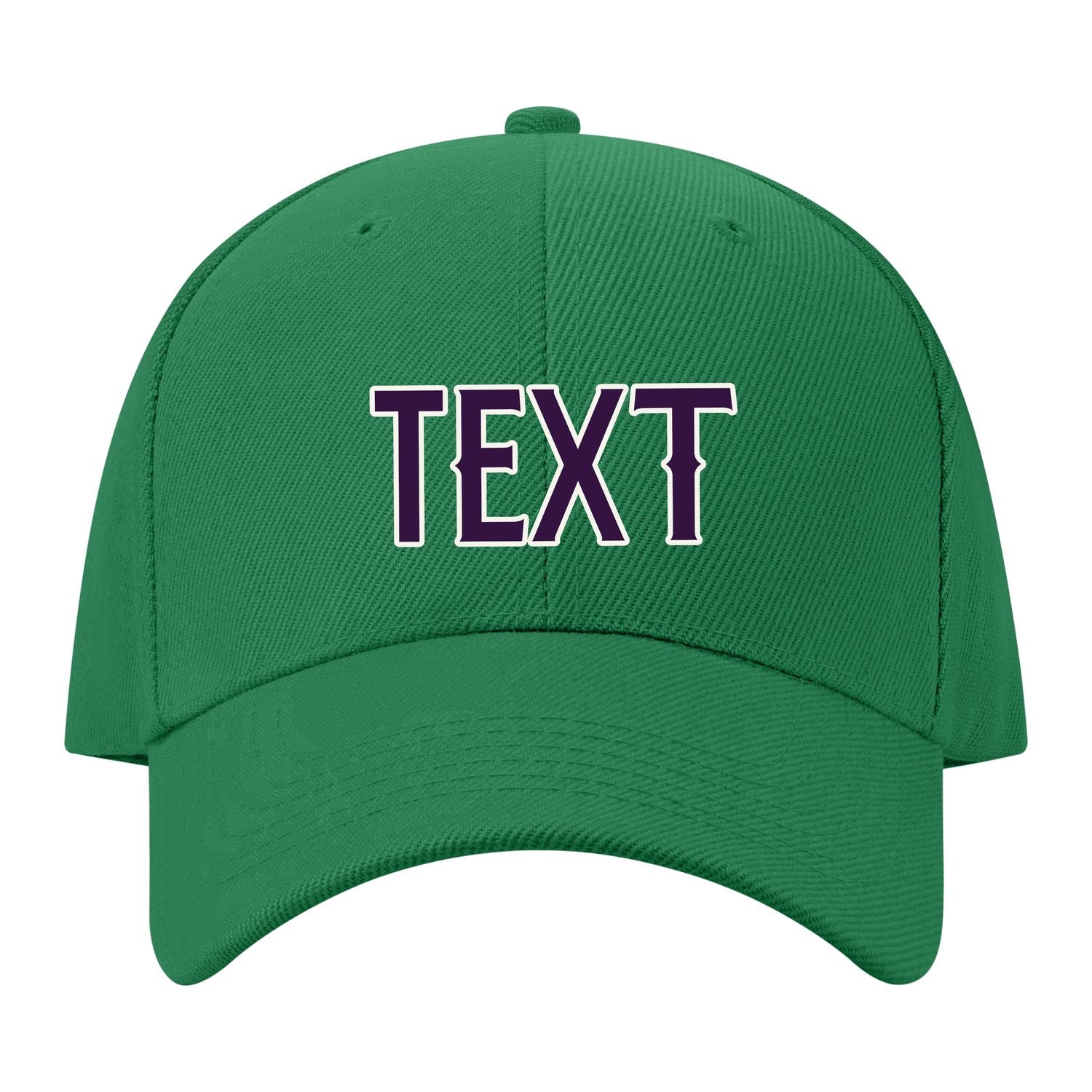 Custom Emerald Green Gray Hat 29B21807