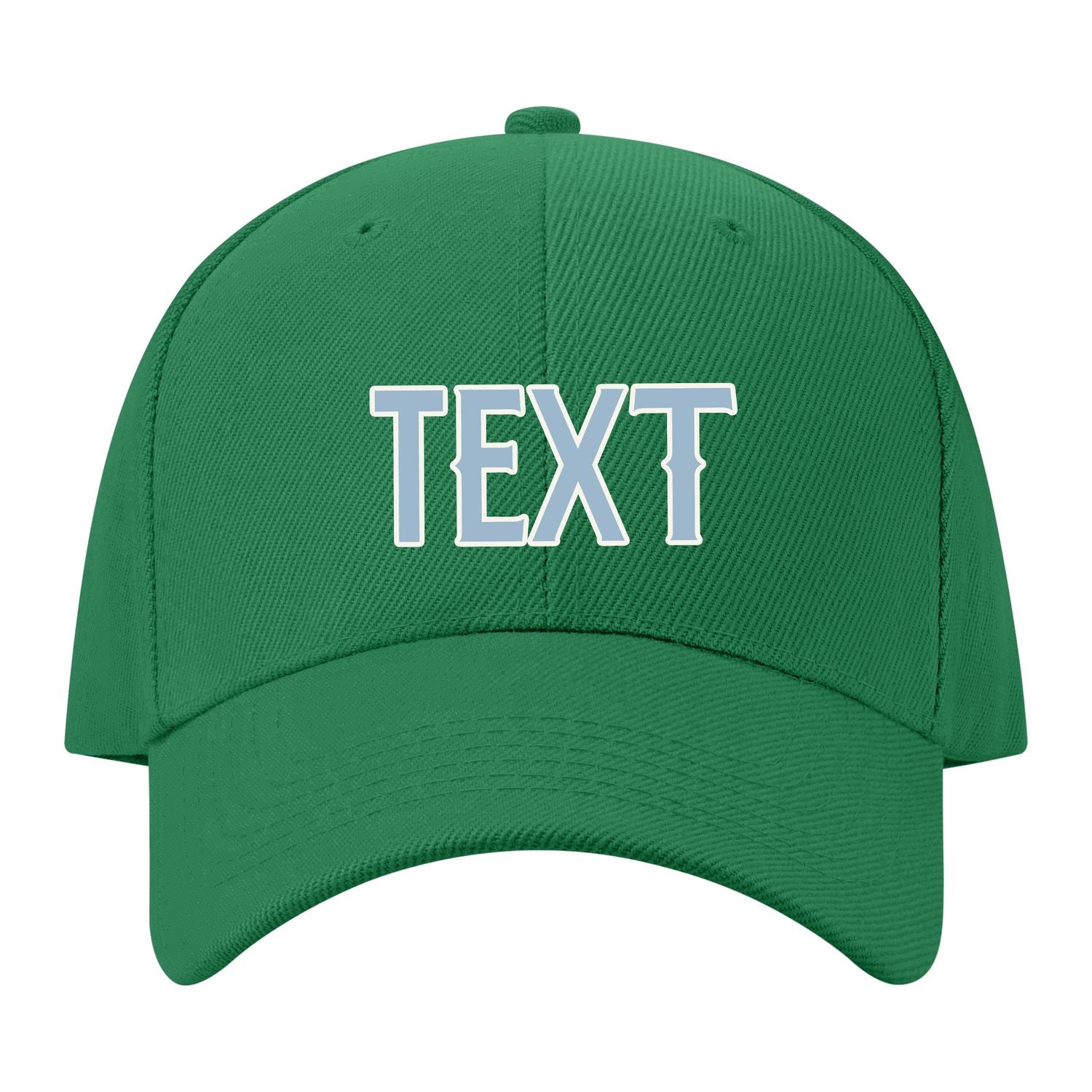 Custom Emerald Green Dark Grey Hat 29B21808