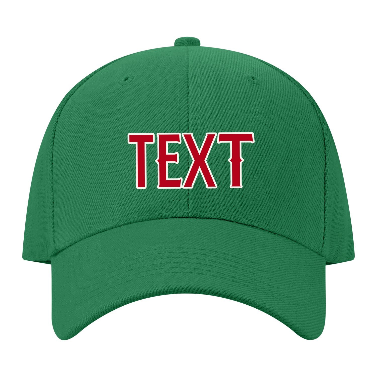 Custom Emerald Green Crimson Red Hat 29B21814