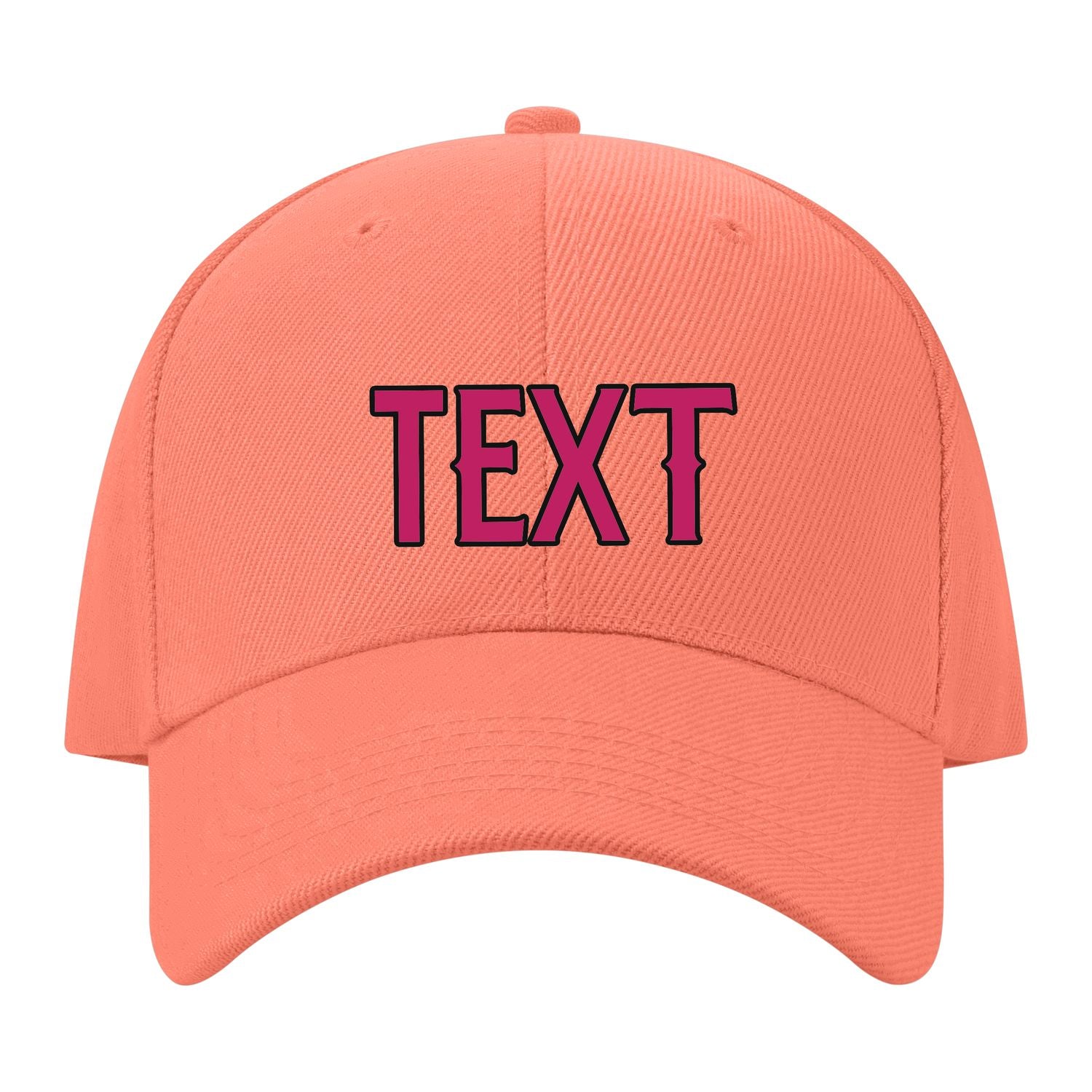 Custom Coral Pink Light Pink Hat 31B21713