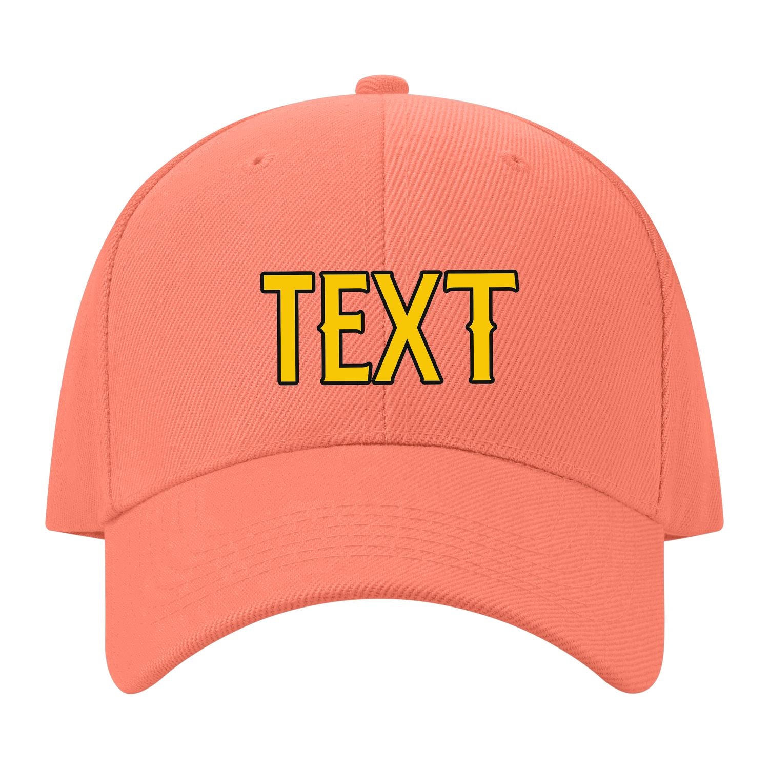 Custom Coral Pink Peach Powder Hat 31B21730