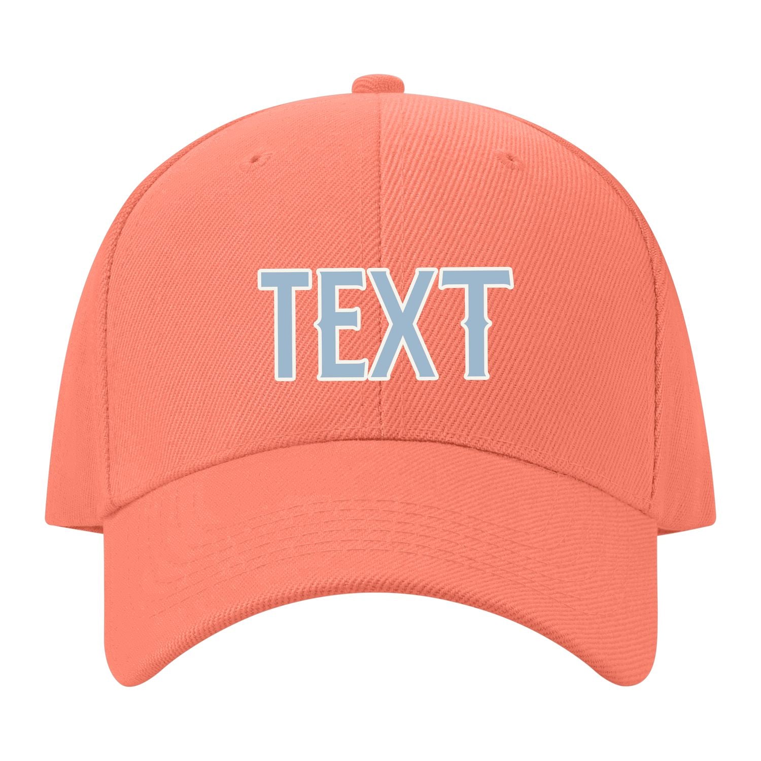 Custom Coral Pink Dark Grey Hat 31B21808