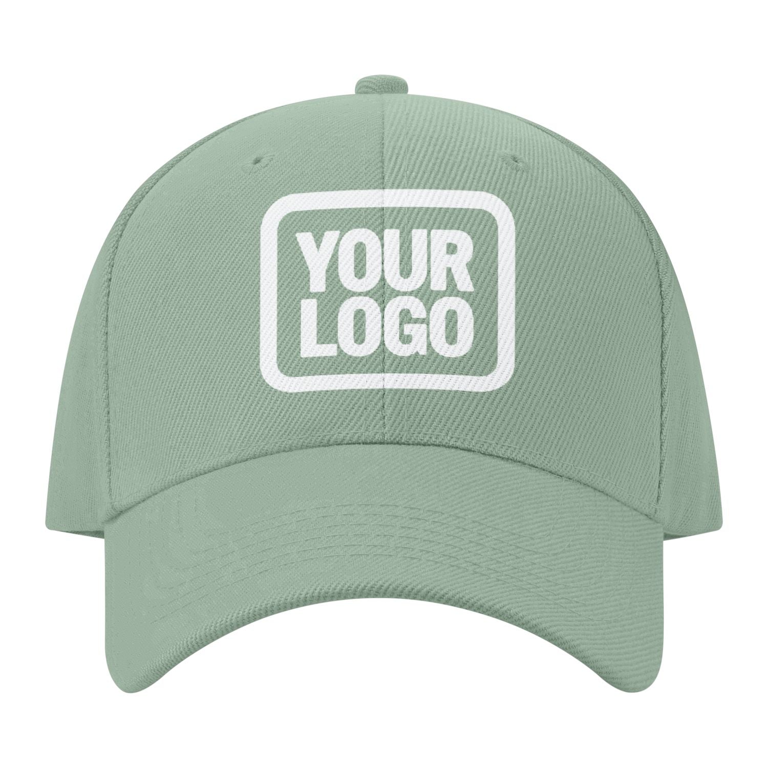 Custom Ash Green Pale Ice Blue Hat 32B118