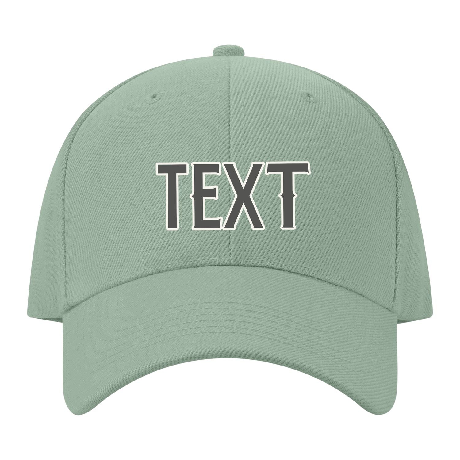 Custom Ash Green Orange Hat 32B21820
