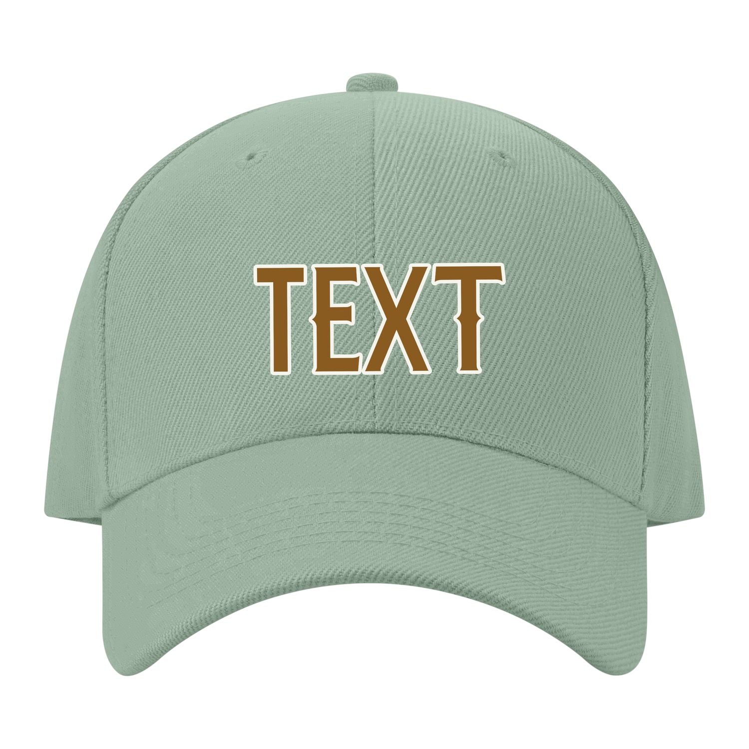 Custom Ash Green Dark Green Hat 32B21822