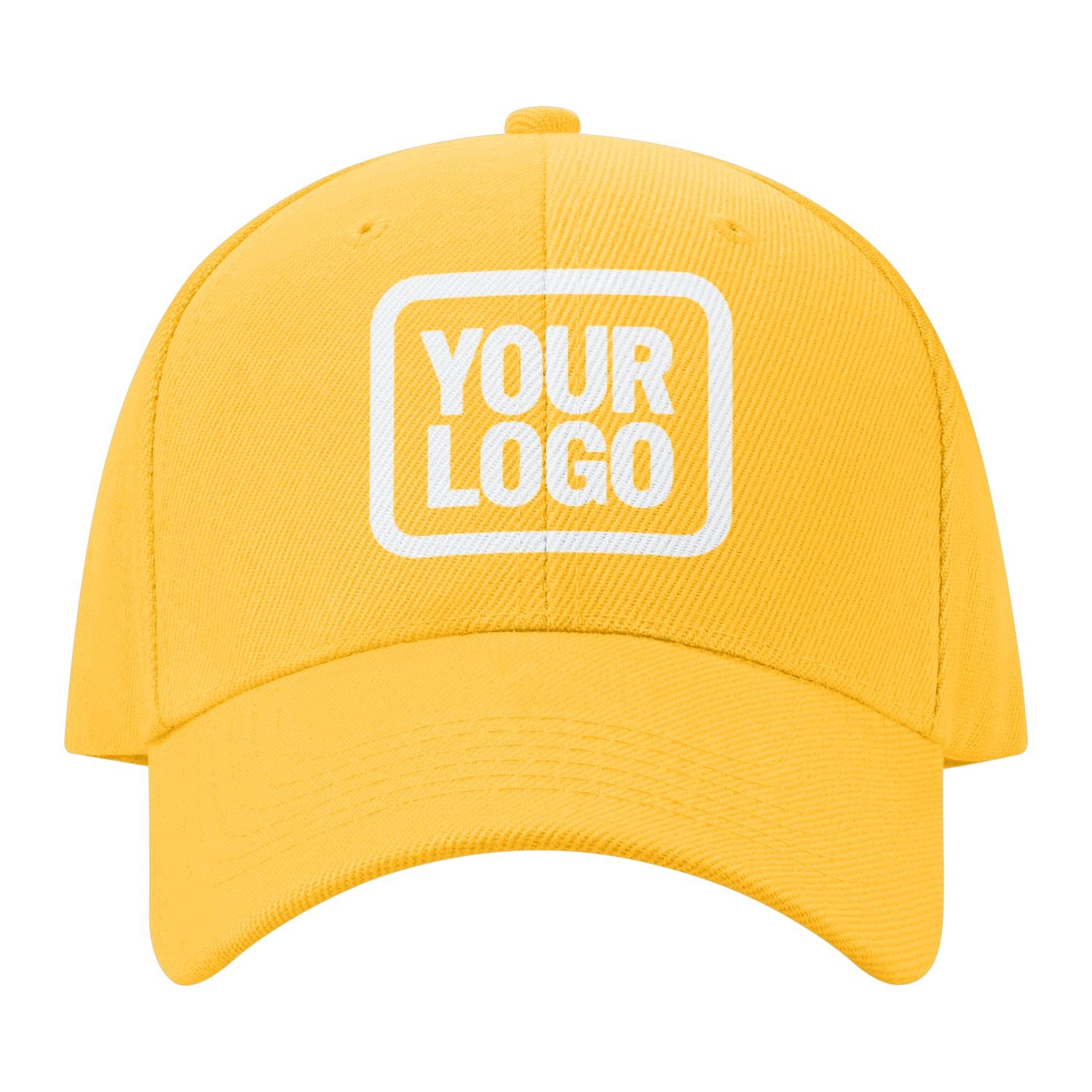 Custom Gold Pale Ice Blue Hat 33B118