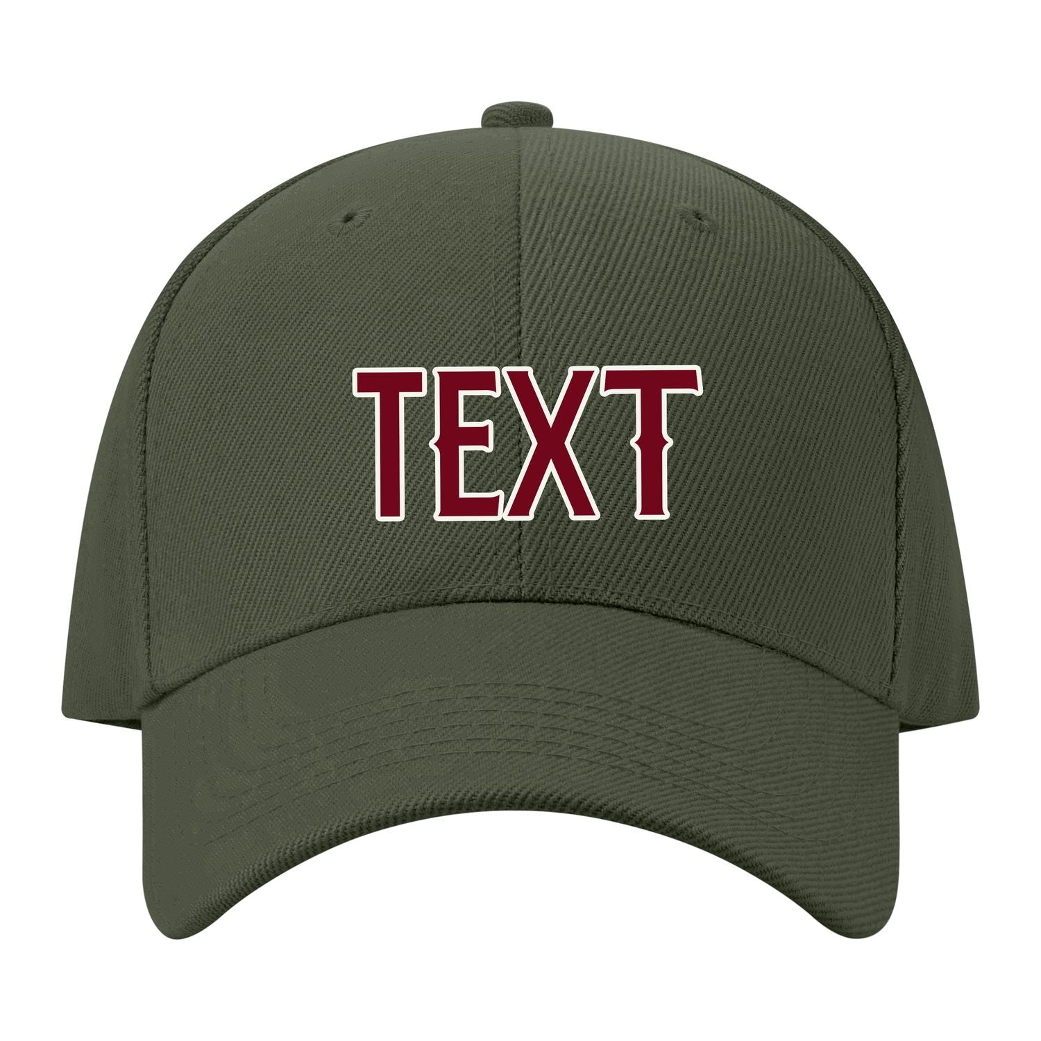 Custom Dark Green Khaki Hat 34B21815