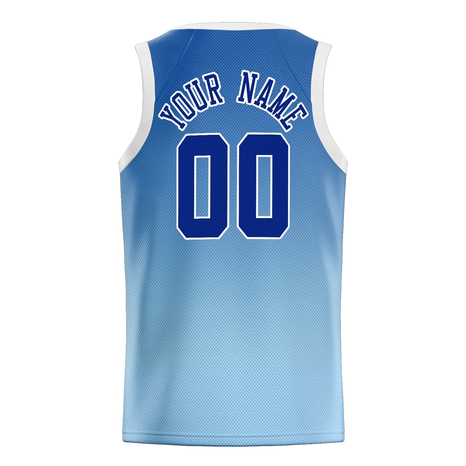 Custom Blue Navy Fade Basketball Jersey