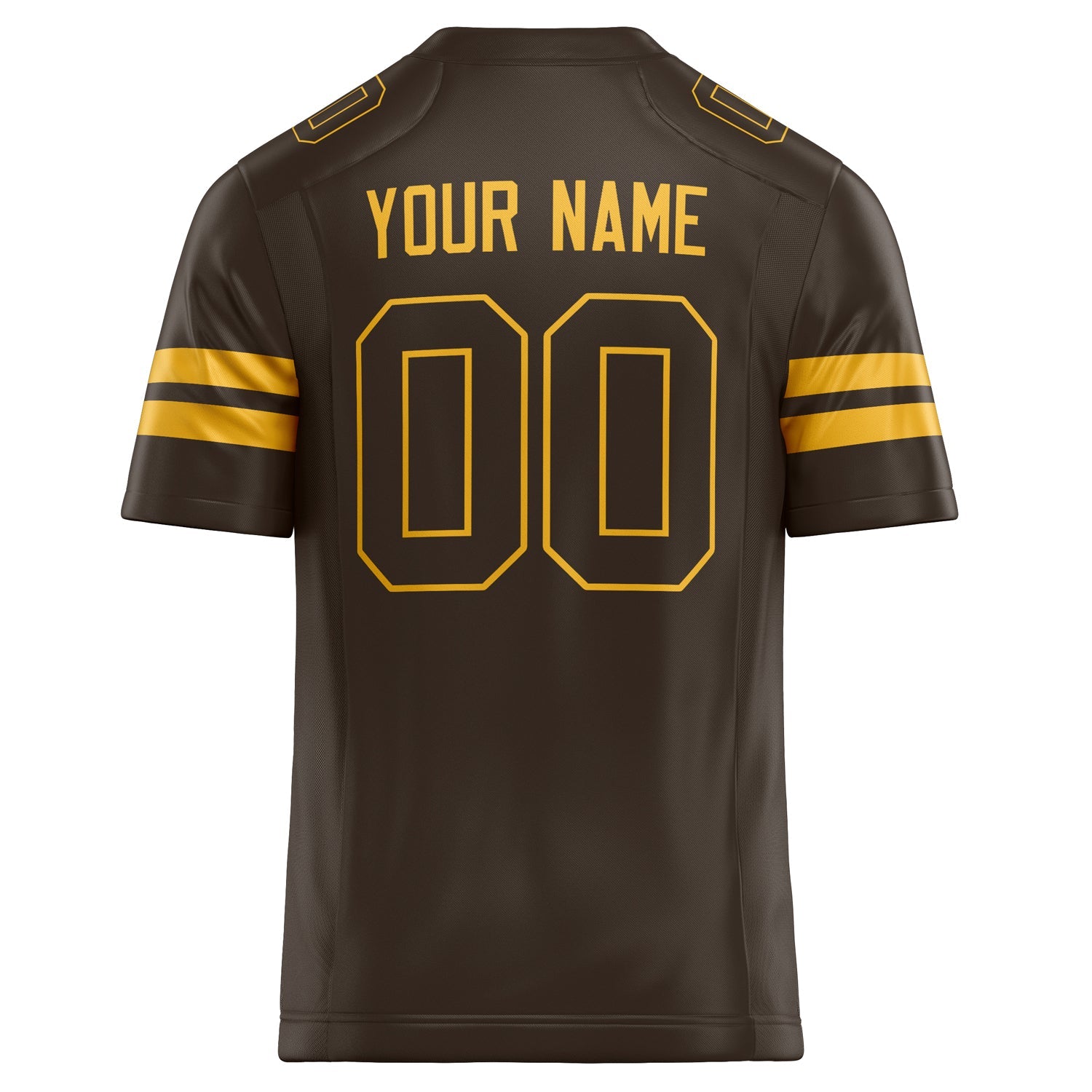 Custom gold Solid Colour Football Jersey