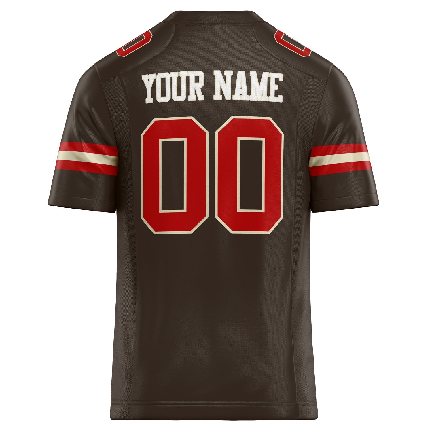 Custom red Solid Colour Football Jersey